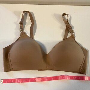 WARNER'S Beige Lightly Padded Wire-Free Bra; Style 01056; Size 36C
